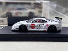 Load image into Gallery viewer, SW 1:64 White F40 LBWK #58 Racing Sports Model Diecast Metal Car New Collection