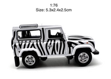 Load image into Gallery viewer, 1:76 Zebra Land Rover Defender 90 Sports SUV ORV Model Diecast Metal Car New Collection