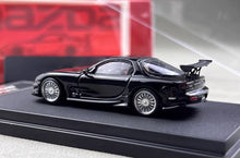 Load image into Gallery viewer, Mortal 1:64 Black RX-7 FD Veilside Sports Model Diecast Metal Car New Collection