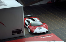 Load image into Gallery viewer, PSC 1:64 White Red LP800-4 Racing Sports Model Diecast Metal Car BN