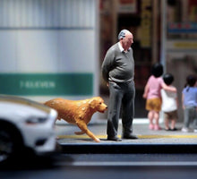 Load image into Gallery viewer, 1:64 Painted Unpainted Figure Model Miniature Resin Diorama Sand The Elderly Man