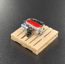 Load image into Gallery viewer, 1:64 JDM Car VTEC Turbo Engine Garage Mechanic Display Model Resin Scene New