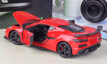 Load image into Gallery viewer, WELLY 1:24 2023 Corvette Z06 Muscle Racing Sports Model Diecast Metal Car New
