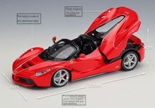 Load image into Gallery viewer, Bburago 1:24 Red Laferrari Aperta Racing Sports Model Toy Diecast Metal Car