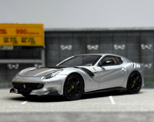 Load image into Gallery viewer, LT 1:64 Silver F12 TDF V12 Super Racing Sports Model Diecast Metal Car New Collection