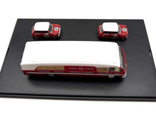 Load image into Gallery viewer, OXFORD 1:76 BMC Set Red Racing Mini Copper Bus Model Diecast Metal Car New Collection