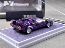 Load image into Gallery viewer, FY 1:64 Purple Countach LP5000 S QV Racing Sports Model Diecast Metal Car New Collection