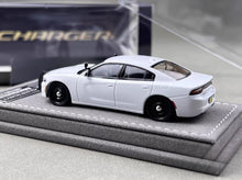 Load image into Gallery viewer, Elite 1:64 White Police Charger SRT Sedan Sports Model Diecast Metal Car New Collection