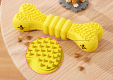 Load image into Gallery viewer, Treat Dispensing Puzzle Toys Dog Chew Durable Toy Dental Cleansing Safe Pet BONE