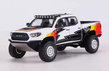 Load image into Gallery viewer, GCD 1:64 White Decal Tacoma Pickup Truck Sports Model Diecast Metal Car New Collection