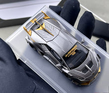 Load image into Gallery viewer, King 1:64 Gray Gold Huracan GT Widebody Sports Model Diecast Metal Car New Collection