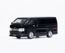 Load image into Gallery viewer, Masdi 1:64 2010 Black Hiace Mini Van MPV Sports Model Diecast Metal Car New Collection