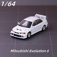 Load image into Gallery viewer, JKM 1:64 White JDM Mitsubishi Lancer Evolution EVO 6 VI Racing Sport Model Toy Metal Car
