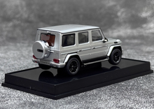 Load image into Gallery viewer, AUTOart 1:64 Silver Benz AMG G63 ORV SUV Sports Model Car ABS BN