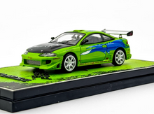 Load image into Gallery viewer, Transcend 1:64 Green 1995 Eclipse GS FNF Sports Model Diecast Metal Car New Collection