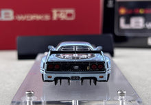 Load image into Gallery viewer, Star 1:64 Ice Blue F40 LBWK Acrylic Base Sports Model Diecast Metal Car New Collection