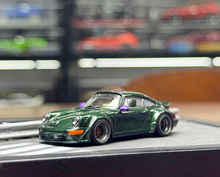 Load image into Gallery viewer, Tarmac 1:64 Green RWB 964 Sports Model Diecast Metal Car New Collection