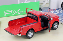 Load image into Gallery viewer, WELLY 1:24 2015 F150 Pickup Truck Regular Cab Model Diecast Metal Car Display