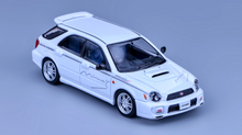 Load image into Gallery viewer, 1:64 Furuya White Impreza WRX STI VII 7 Wagon Mines Model Diecast Metal Car