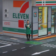 Load image into Gallery viewer, 1:64 Painted Figure Mini Model Miniature Car Scenes Resin Toy Store Sales Girl