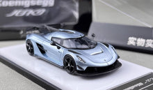 Load image into Gallery viewer, HKM 1:64 Ice Blue Jesko Attack Racing Sports Model Diecast Metal Car New Collection
