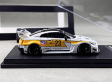 Load image into Gallery viewer, MC 1:64 White GTR R35 LBWK RR #23 Racing Sports Model Diecast Metal Car New Collection