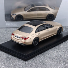 Load image into Gallery viewer, AR 1:64 Gold Benz AMG S63 E Performance Sports Model Diecast Metal Car New Collection