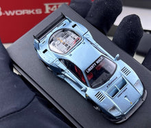 Load image into Gallery viewer, Star 1:64 Ice Blue F40 LBWK Racing Sports Model Diecast Metal Car New Collection