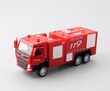 Load image into Gallery viewer, CCA 1:72 Volvo Fire Engine Truck Model Toy Diecast Metal Car BN