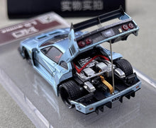 Load image into Gallery viewer, Star 1:64 Ice Blue F40 LBWK Acrylic Base Sports Model Diecast Metal Car New Collection