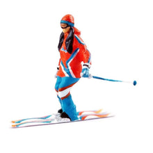 Load image into Gallery viewer, 1:64 Painted Figure Mini Model Miniature Resin Diorama Sand Toy Skiing People New Scene
