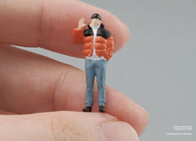 Load image into Gallery viewer, 1:64 Painted Figure Mini Model Miniature Resin Diorama Sand Down Jacket Man Boy New Collection