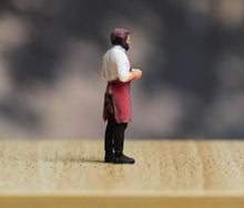 Load image into Gallery viewer, 1:64 Painted Figure Model Miniature Resin Diorama Sand Man With Apron Standing