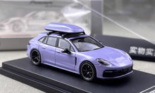 Load image into Gallery viewer, RM 1:64 Blue Panamera Turismo Sports Model Diecast Metal Car New Collection