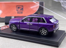 Load image into Gallery viewer, DCM 1:64 Purple Cullinan Luxury SUV Sports Model Diecast Metal Car New Collection