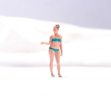 Load image into Gallery viewer, 1:64 Painted Unpainted Figure Model Miniature Resin Diorama Bikini Beauty Girl G New