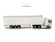 Load image into Gallery viewer, 1:76 White Scania S680 Refrigerated Container Truck Model Diecast Metal Car