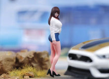 Load image into Gallery viewer, 1:24 Painted Figure Model Miniature Resin Diorama Sand Sexy Beauty Woman Girl