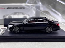 Load image into Gallery viewer, RM 1:64 Black S63 W222 Luxury Sedan Sports Model Diecast Metal Car New Collection