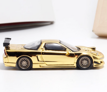 Load image into Gallery viewer, MC 1:64 Plating Gold NSX MK1 NA1 Racing Sports Model Diecast Metal Car New Collection