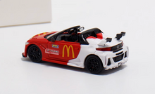 Load image into Gallery viewer, Mortal 1:64 Red MC S660 Convertible Sport Model Diecast Metal Car New Collection