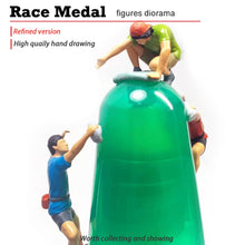 Load image into Gallery viewer, 1:64 Painted Figure Mini Model Miniature Resin Diorama Mountain Climer Climbing