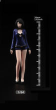 Load image into Gallery viewer, 1:64 Painted Figure Model Miniature Resin Diorama Sand Sexy Girl Suit Short Hair New