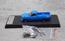 Load image into Gallery viewer, SH 1:64 Blue Datsun Sunny Pickup Truck Accessory Model Diecast Resin Car