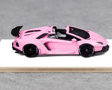 Load image into Gallery viewer, FW 1:64 Pink Aventador LP700 Convertible LBWK Sport Model Diecast Resin Car