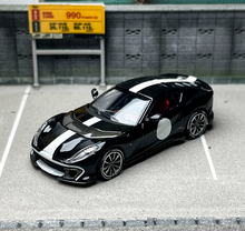 Load image into Gallery viewer, TOC 1:64 Black 812C Coupe Racing Sports Model Diecast Metal Car BN