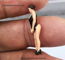Load image into Gallery viewer, 1:64 Painted Figure Mini Model Miniature Resin Diorama Rabbit Bunny Sexy Girl