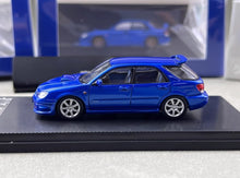 Load image into Gallery viewer, 1:64 Furuya Blue Impreza WRX STI IX 9 Wagon Sports Model Diecast Metal Car New Collection