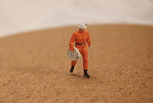 Load image into Gallery viewer, 1:64 Painted Figure Mini Model Miniature Resin Diorama Sand Fire Fighter Man Toy Collection