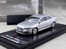 Load image into Gallery viewer, MH 1:64 Silver S8 2008 Luxury Sedan Sports Model Diecast Metal Car New Collection